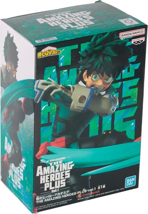 Produktbild Banpresto My Hero Academia The Amazing Heroes Plus Vol.1 Midoriya 15cm