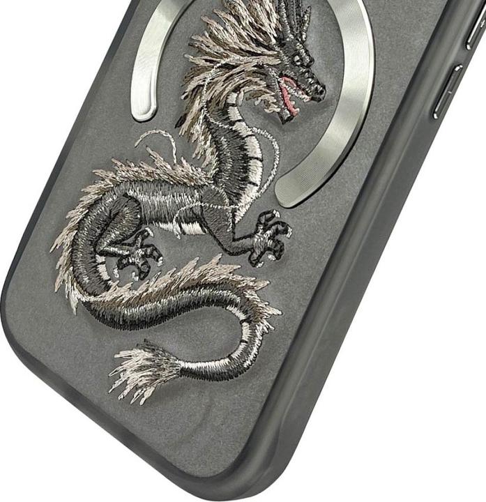 Produktbild Tech-Protect Nimmy Dragon MagSafe case for iPhone 16 Pro grey (Apple iPhone 16 Pro)