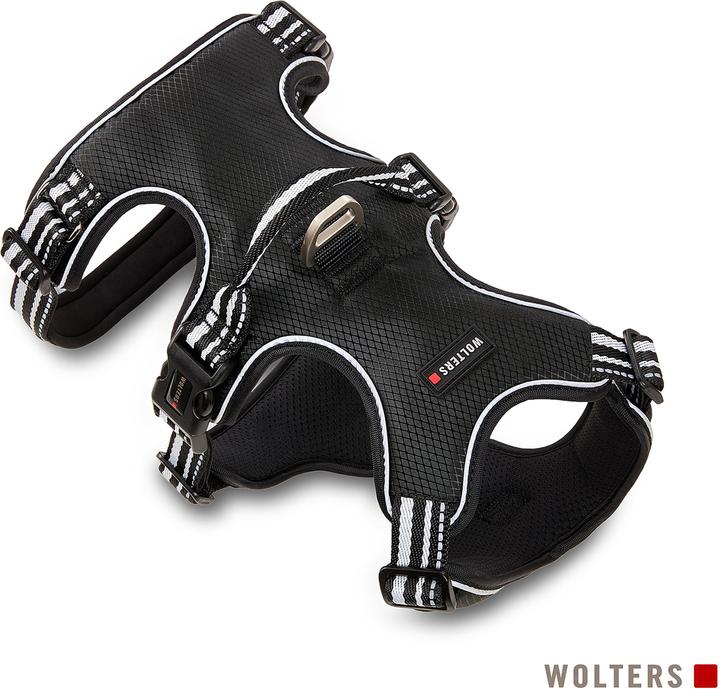 Image du produit Wolters Harnais Active Pro No Escape Gr.2 45-52 cm x 1,5 cm noir/argenté (2, Chien, Général)