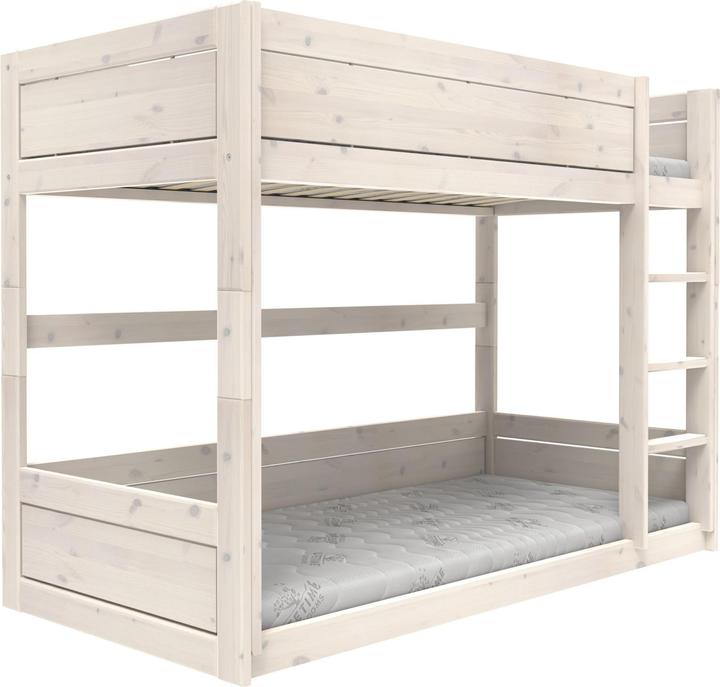 Immagine prodotto Lifetime Kidsrooms Letto a castello basso Breeze con scaletta dritta, rete a doghe deluxe (90 x 200 cm)