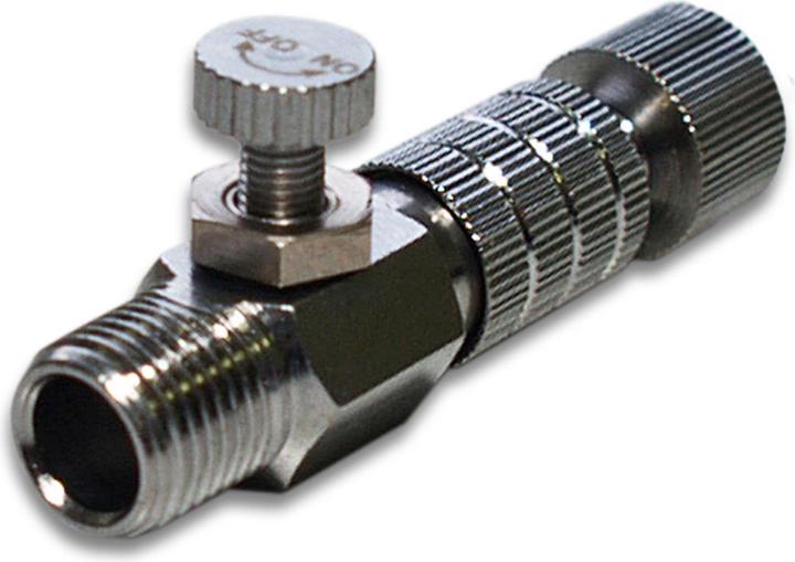 Produktbild Wiltec Airbrush Schnellkupplung Druckregler und Stecker 9,51 mm (1/8") Luftschlauch