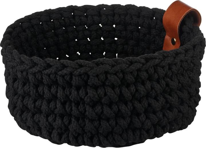 Actual product image ASA Selection ASA crochet basket S black 17 cm