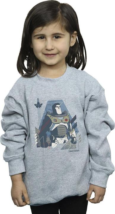 Actual product image Disney Girls Lightyear Look To The Stars Sweatshirt (116)