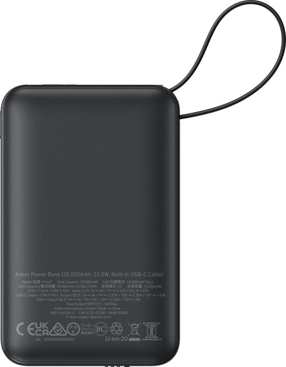 Produktbild Anker 335 PowerCore (20000 mAh, 20 W, 74 Wh)