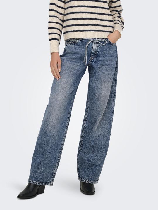 Immagine prodotto Only ONLGIANNA Jeans a vita media con taglio a palloncino e vestibilità dritta (W27/L34)