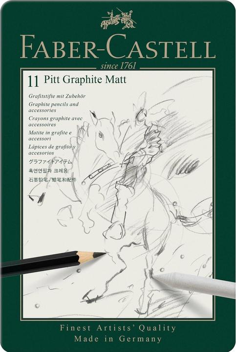 Immagine prodotto Faber-Castell Set di matite in grafite (2 mm, B, HB, 11 x)