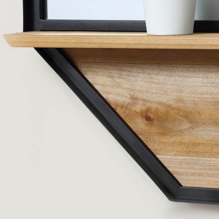 Immagine prodotto Homcom Specchio da parete con cornice in legno