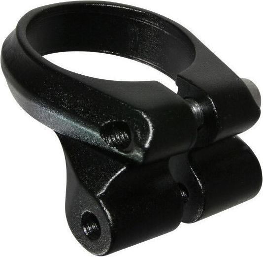 P2R Collier de serrage tige de selle avec fixation porte bagage alu