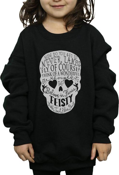 Immagine prodotto Disney Tinker Bell Skull Felpa Ragazze (140, 146)