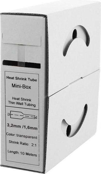 Immagine prodotto Offgridtec Tubo termorestringente trasparente 3,2 mm > 1,6 mm