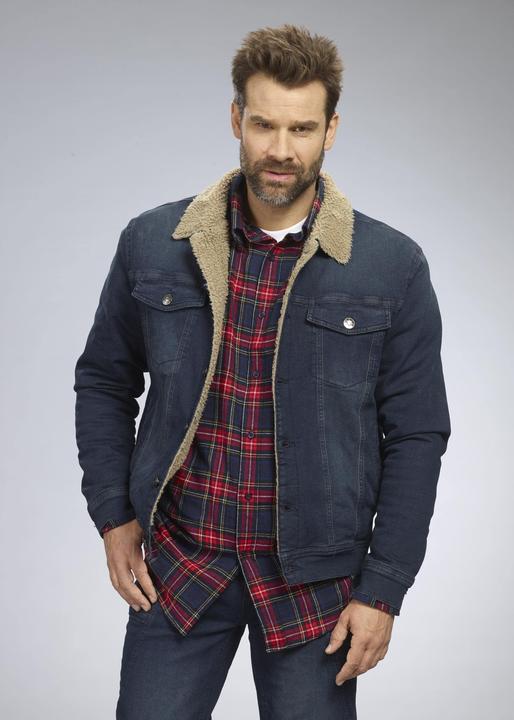 Produktbild Terrax Jeansjacke mit Teddyfutter, Farbe jeanblau, Gr.2XL (XXL)