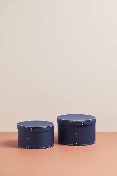 Image du produit Kids Concept avec couvercle rond, bleu (25 x 50 cm)