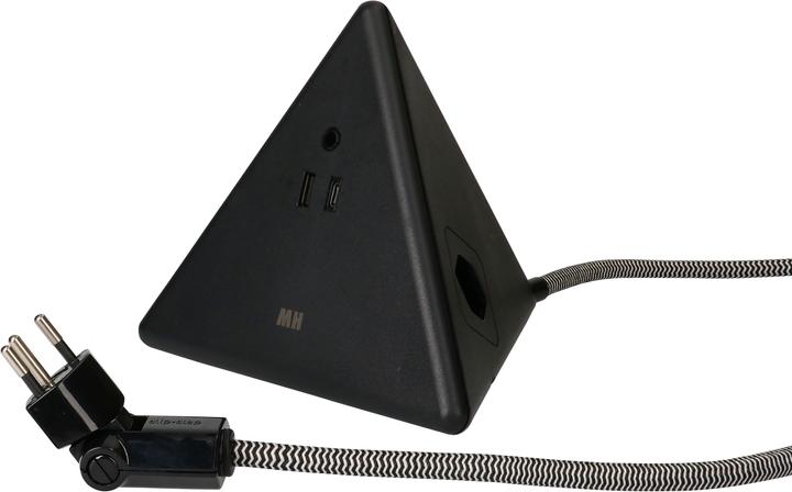 Max Hauri Energy Pyramide (2 x, Typ 13, USB-C, USB-A, 2.50 m)