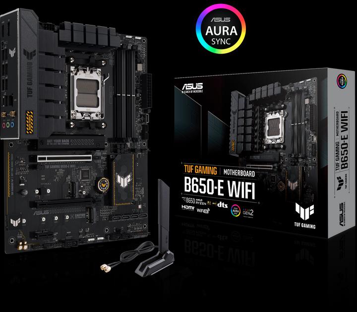 Produktbild ASUS TUF GAMING B650-E WIFI (AM5, AMD B650, ATX)