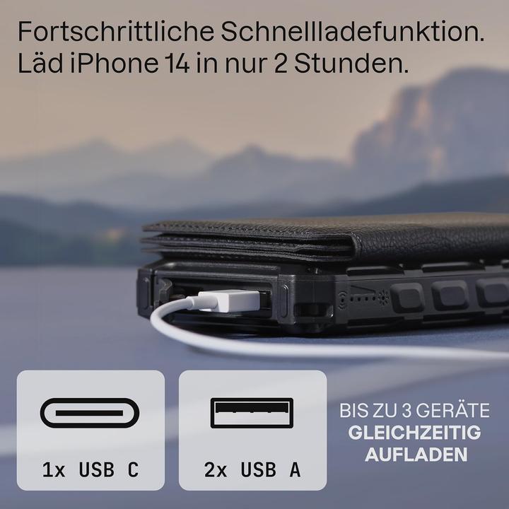 Produktbild Roboparts SP26W Handy-Solarladegerät für Camping und Outdoor (20000 mAh, 8 W)