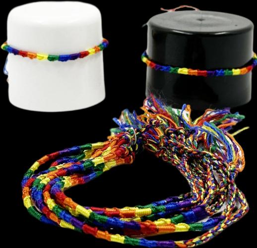 Lgbt-Flaggen-String-Armband (1 cm)