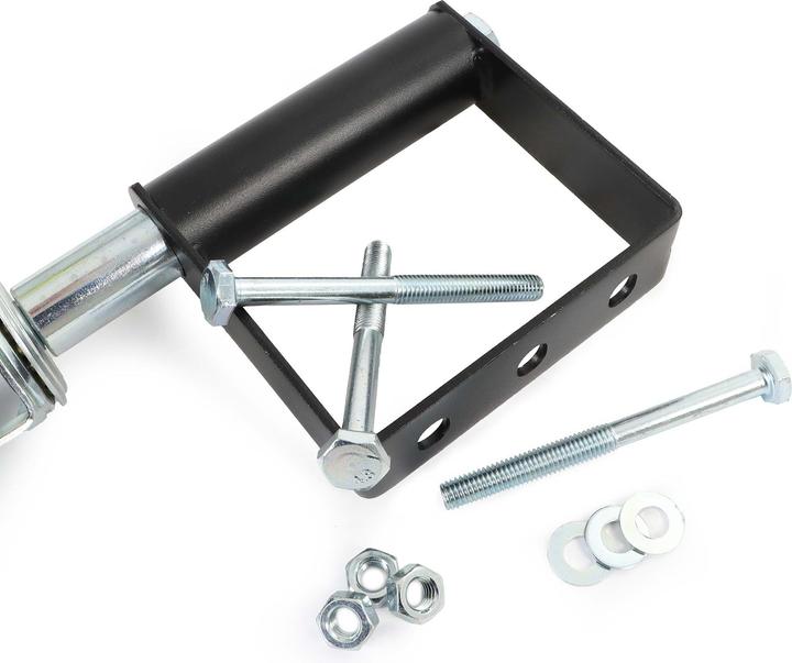 Produktbild Wiltec Torrolle bis 100kg Bremse Schiebetorrolle Gummirad Laufrolle Schiebetor