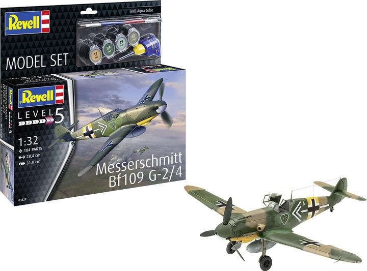 Produktbild Revell Model Set Messerschmitt Bf109 G-2/4
