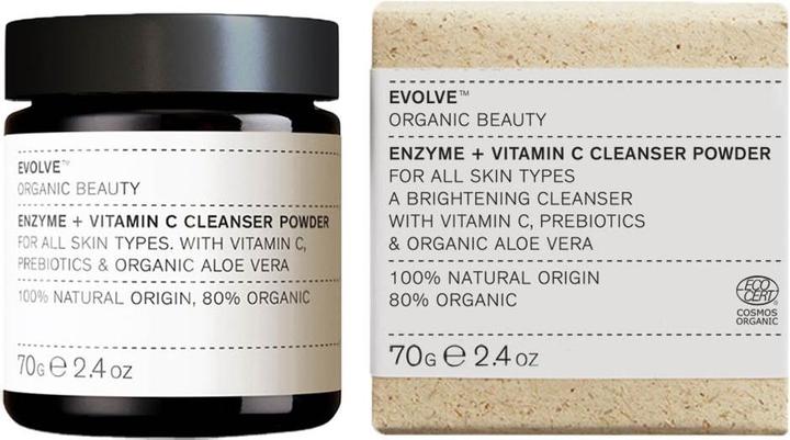 Actual product image Evolve Organic Beauty Cleanser & Toner Vitamin C Cleanser 70 g (Cleaning cloths)