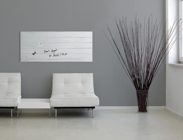 Actual product image Sigel Glass Magnet Board Artverum with Design (Magnet board, 130 x 55 cm)
