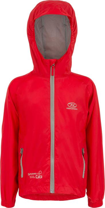 Produktbild Highlander Stow & Go Kids Red Pky Jkt - 11/12 (11, 12)