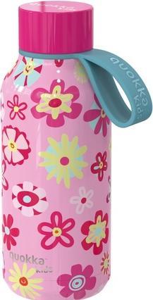Produktbild Quokka Kinder Thermosflasche mit Halterung Blumen 330ml (0.33 l)