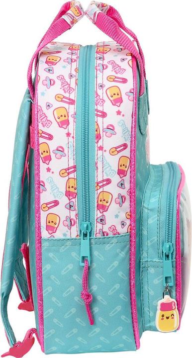Image du produit The Bellies Sac à dos scolaire 20 x 28 x 8 cm Violet turquoise Blanc