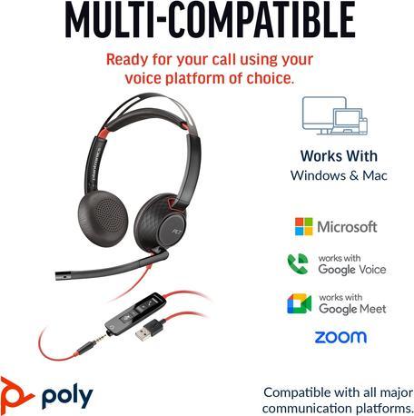 Actual product image Poly Blackwire C5220 (Cable, USB-A)