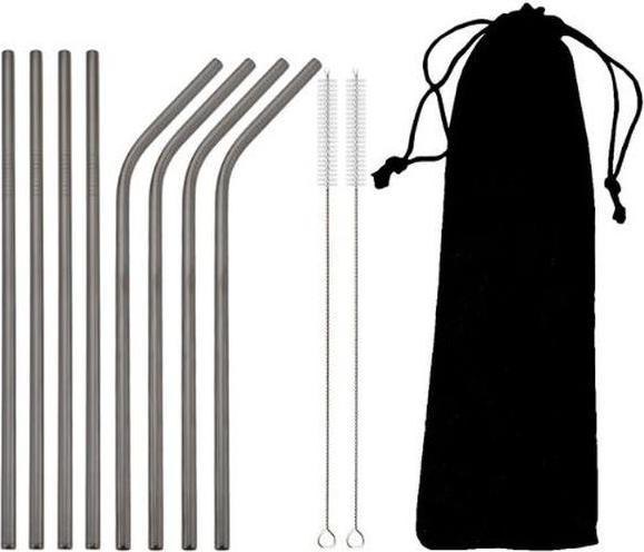 Image du produit MU Style Cocktail Series Paille en acier inoxydable (set de 11 pièces) (11 x)