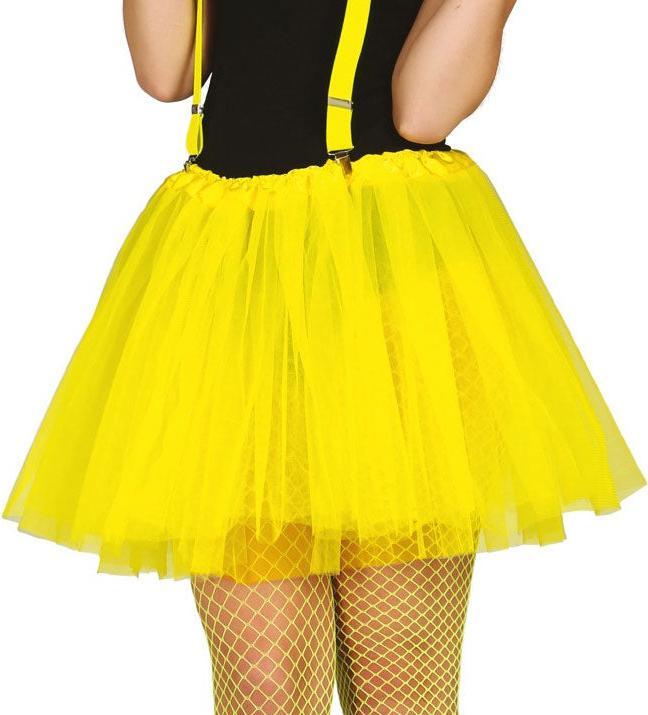 Fiestas Guirca Tutu neon-gelb für Damen (One Size)