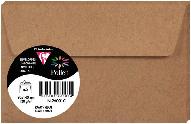 Actual product image Pollen Packung mit 5 Umschlägen 90x140, Kraft 120g/m2 - Kartonbraun (90 x 140 mm, 1280 x)