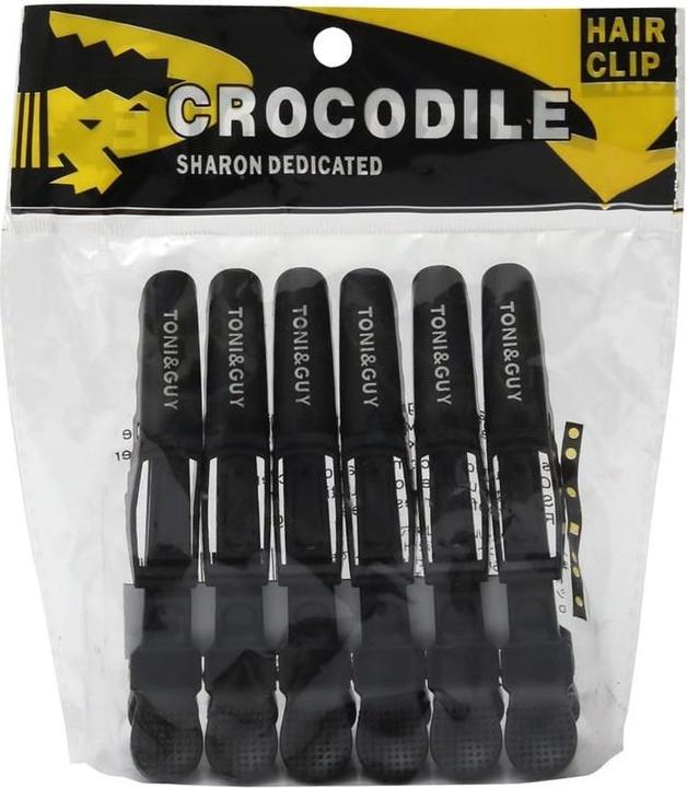 Produktbild Crocodile Haarklammern (6 Stück, Farbe: Schwarz) (6 Stk.)