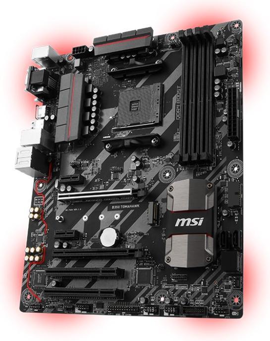 Produktbild MSI B350 Tomahawk (AM4, AMD B350, ATX)