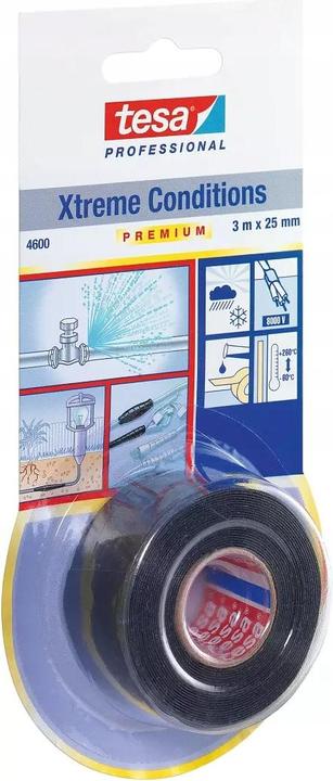 Actual product image tesa Samovulcanising tape Xtreme 3M: 25mm black (25 mm)
