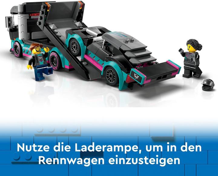 Immagine prodotto LEGO Trasportatore di auto con auto da corsa (60406, LEGO City)