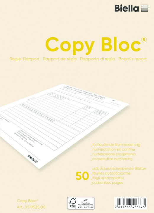 Image du produit Biella Blocs à duplicata (50 x)