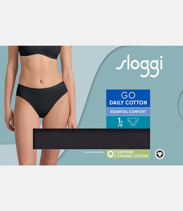 Produktbild Sloggi Brief GO DAILY COTTON TAI Damenslip 3er Pack (S, 3er Pack)