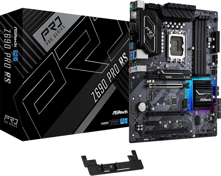 Actual product image AsRock Z690 Pro RS (LGA 1700, Intel Z690H, ATX)