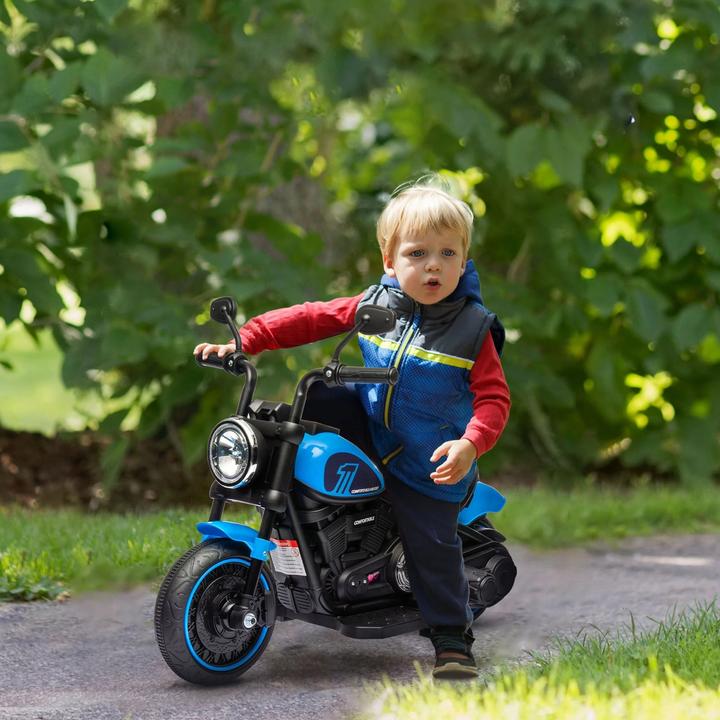 Produktbild Swisshandel24 Kinderelektro-Motorrad, 2 abnehmbare Stützräder, 1,5-3 km/h, für 1,5-3 Jahre Kinder (6 V)