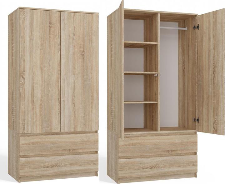 Actual product image Topeshop Szafa Malwa (90 x 50 x 180 cm)