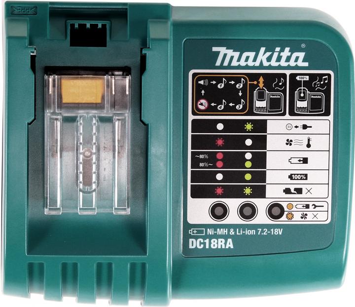 Produktbild Makita DC 18 RA Ladegerät 7,2 - 18 V für Ni-MH und Li-Ion (7.2 V)