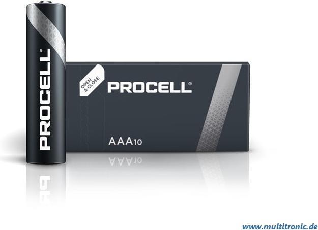 Actual product image Duracell Procell (10 pcs., AAA, 1222 mAh)