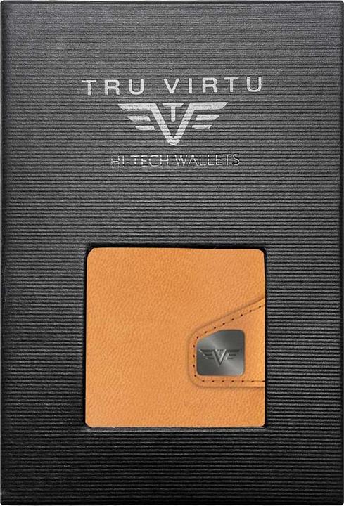 Produktbild Tru Virtu Wallet Click & Slide Vegan Bio Apple Walnut/Silber