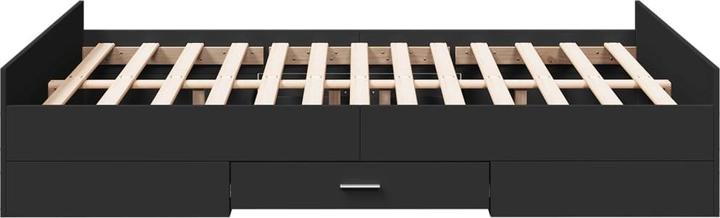Actual product image VidaXL Bed frame with drawers (120 x 190 cm)