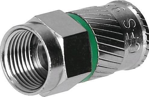 Actual product image EGB CFS 9398 Self compression F-plug 4.9 10 pcs. (Converters)