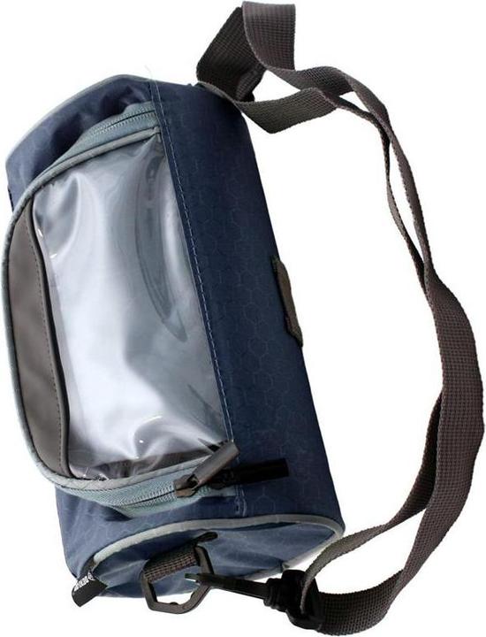Actual product image Dunlop - Fahrradlenkertasche/Gepäcktasche mit Smartphonetasche (blau) (1.20 l, Handlebar bag)