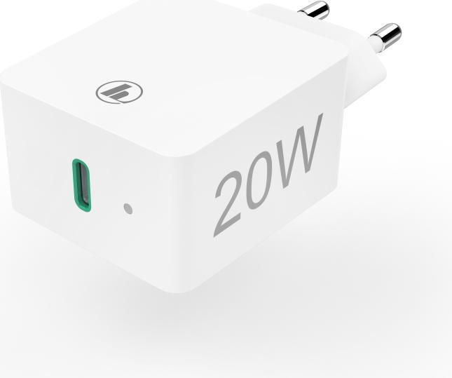 Immagine prodotto Hama Mini caricatore, Power Delivery (PD)/Qualcomm®, 25 Watt, bianco (25 W)