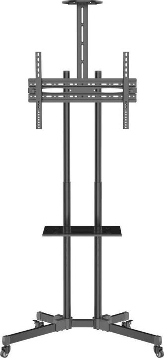 Produktbild Techly TV Trolley für LCD LED TV 37-70Zoll 93,98-177,8cm schwarz mit Ablage (Universal, 70", 50 kg)