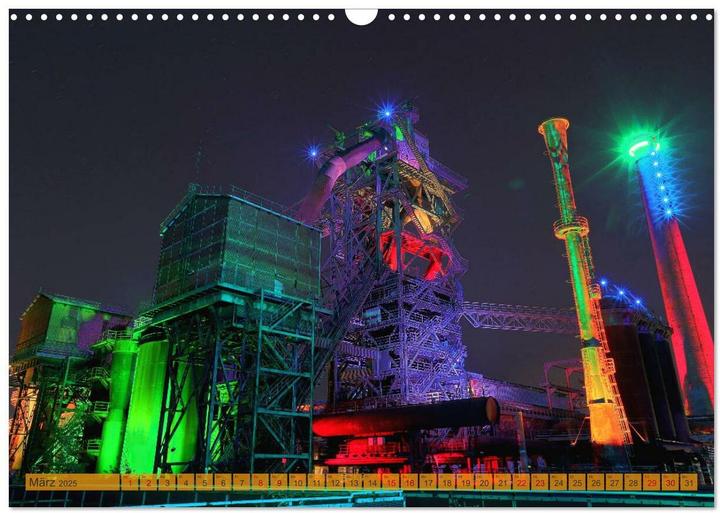 Actual product image RUHRPOTT LICHTER (Wandkalender 2025 DIN A3 quer), Monatskalender (A3, German)