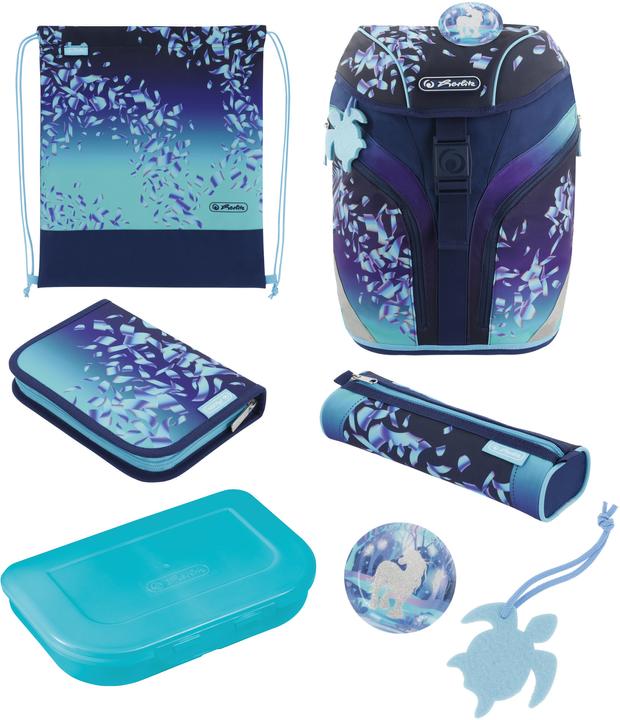 Actual product image Herlitz Elementary school r. SoftLight Plus Greenline Blue Ice (18 l)